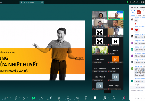CHIA SẺ TRUYỀN CẢM HỨNG: THỔI BÙNG NGỌN LỬA NHIỆT HUYẾT